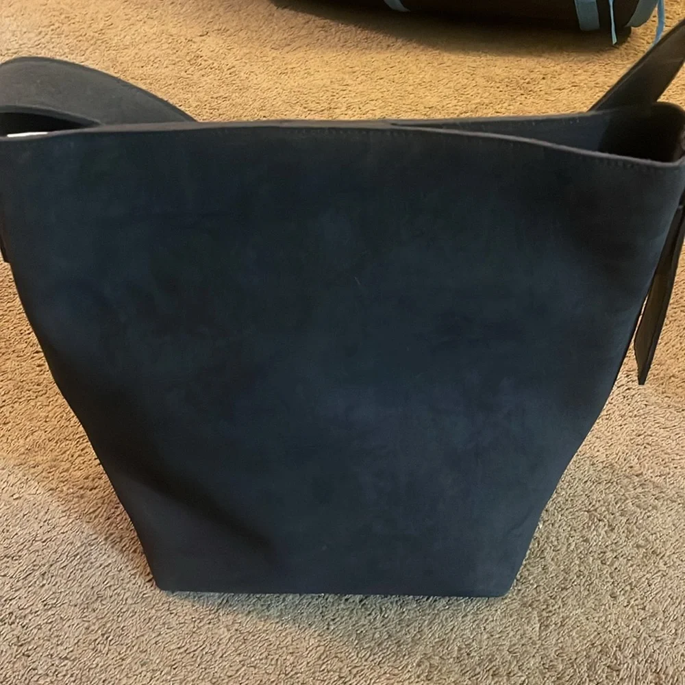 Madewell Gray Suede Tote Bag - Picture 7 of 7